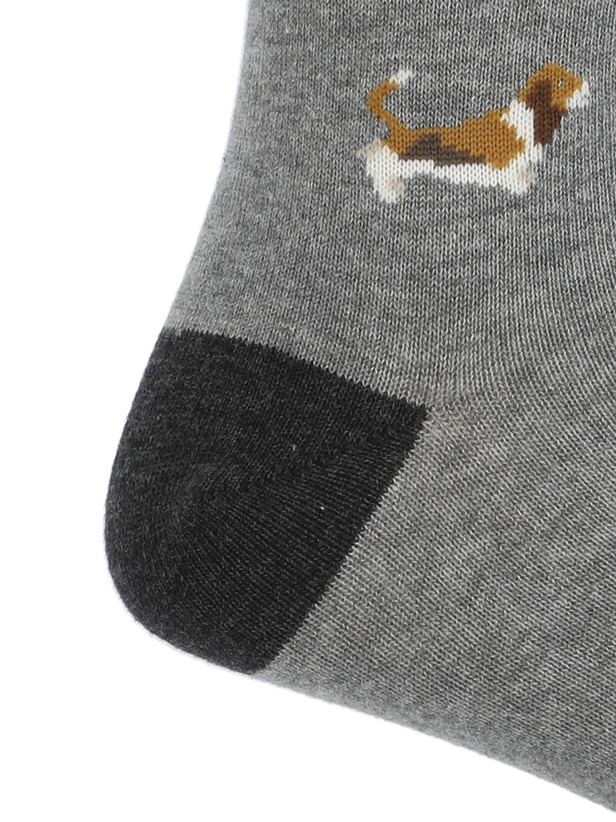 Calcetin Algodón Hombre C Cuff Basset Gris Hush Puppies