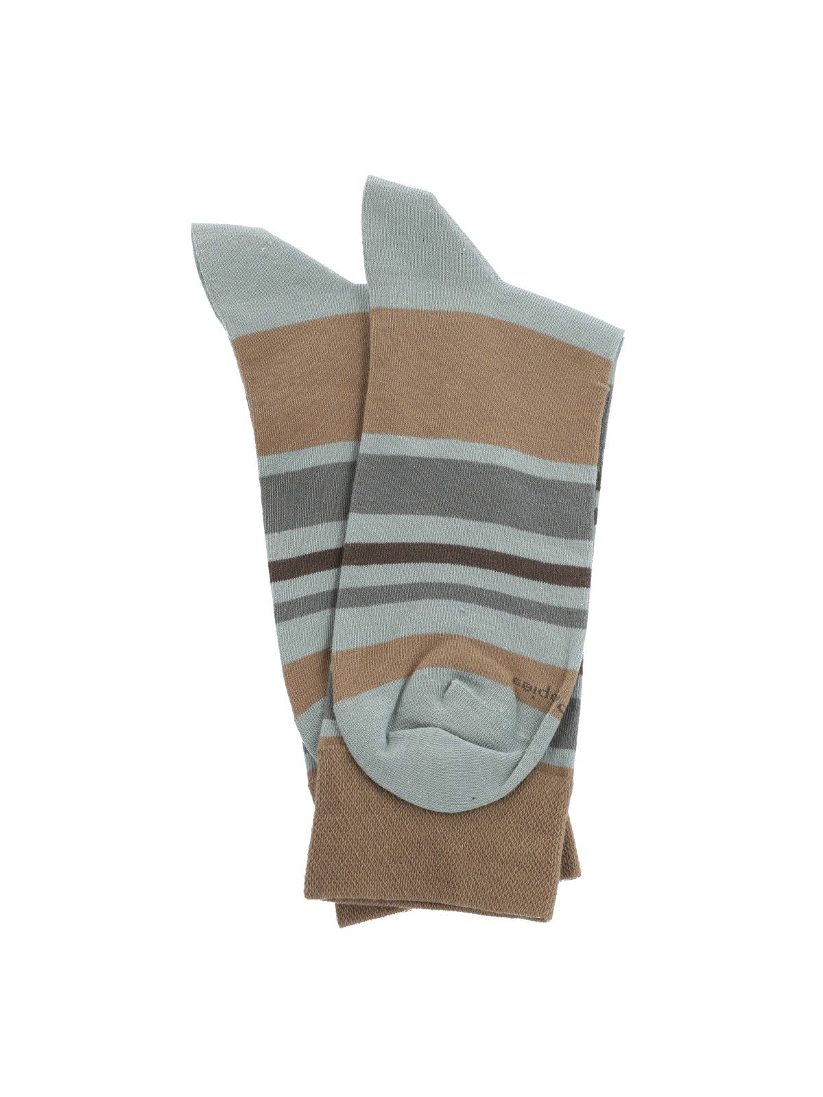 Calcetin Algodón Hombre C Cuff Multilin Gris Hush Puppies