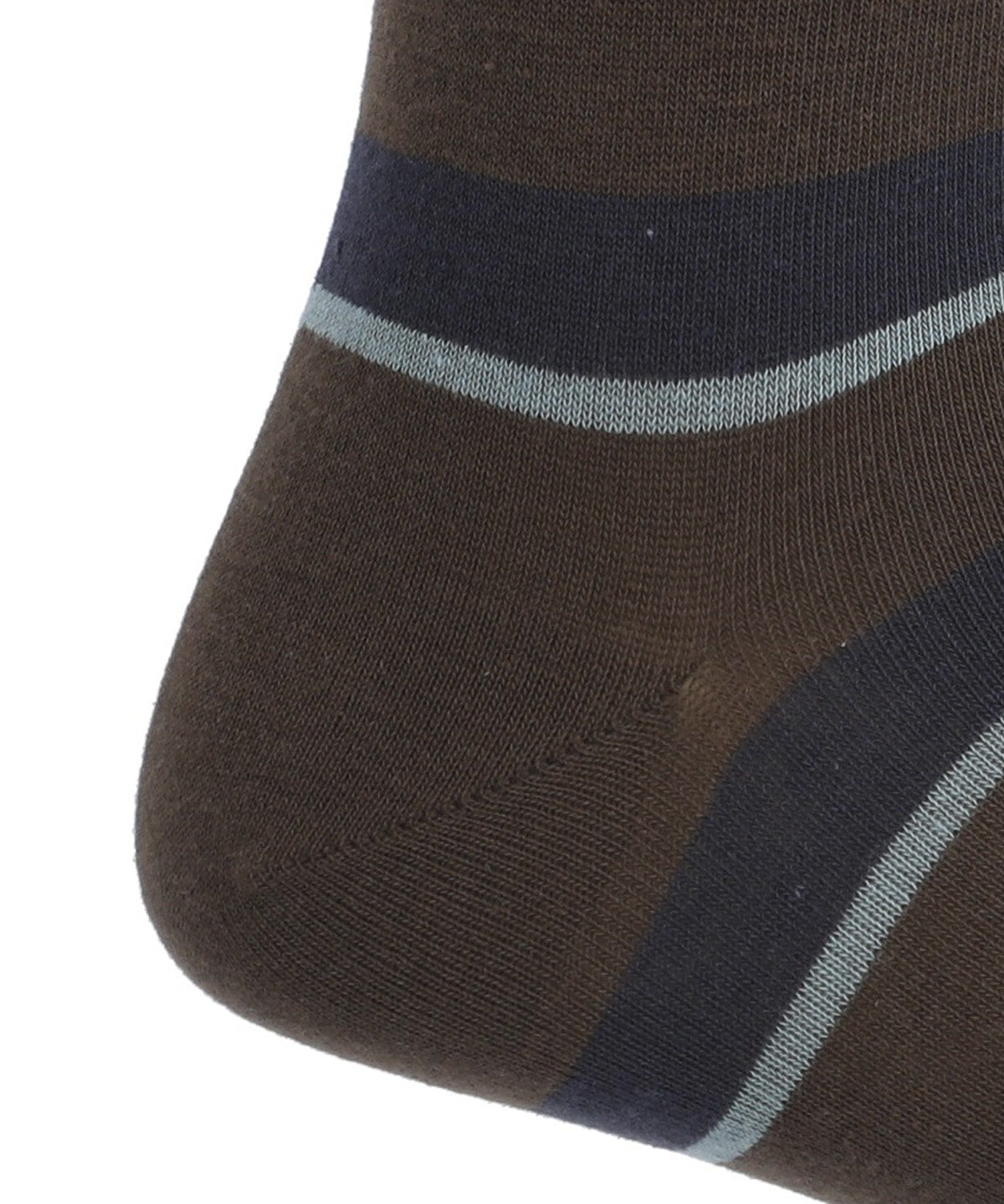 Calcetin Algodón Hombre C Cuff Stripes Gris Hush Puppies