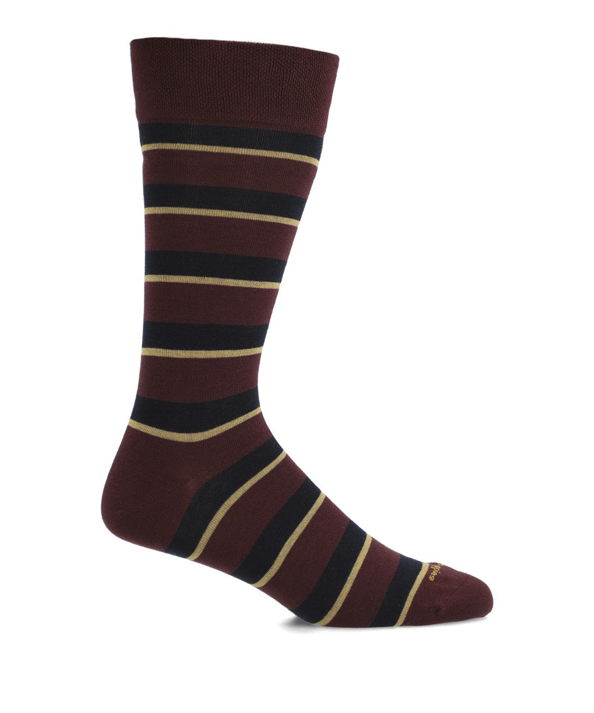 Calcetin Algodón Hombre C Cuff Stripes Gris Hush Puppies