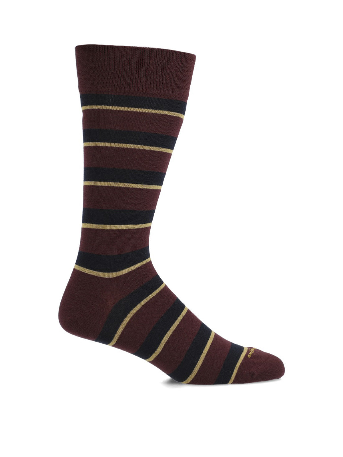 Calcetin Algodón Hombre C Cuff Stripes Gris Hush Puppies
