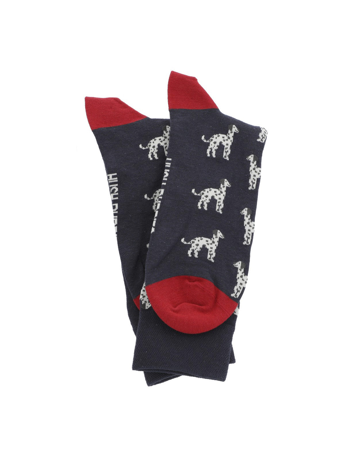 Calcetin Algodón Hombre C Cuff Dalmata Gris Hush Puppies