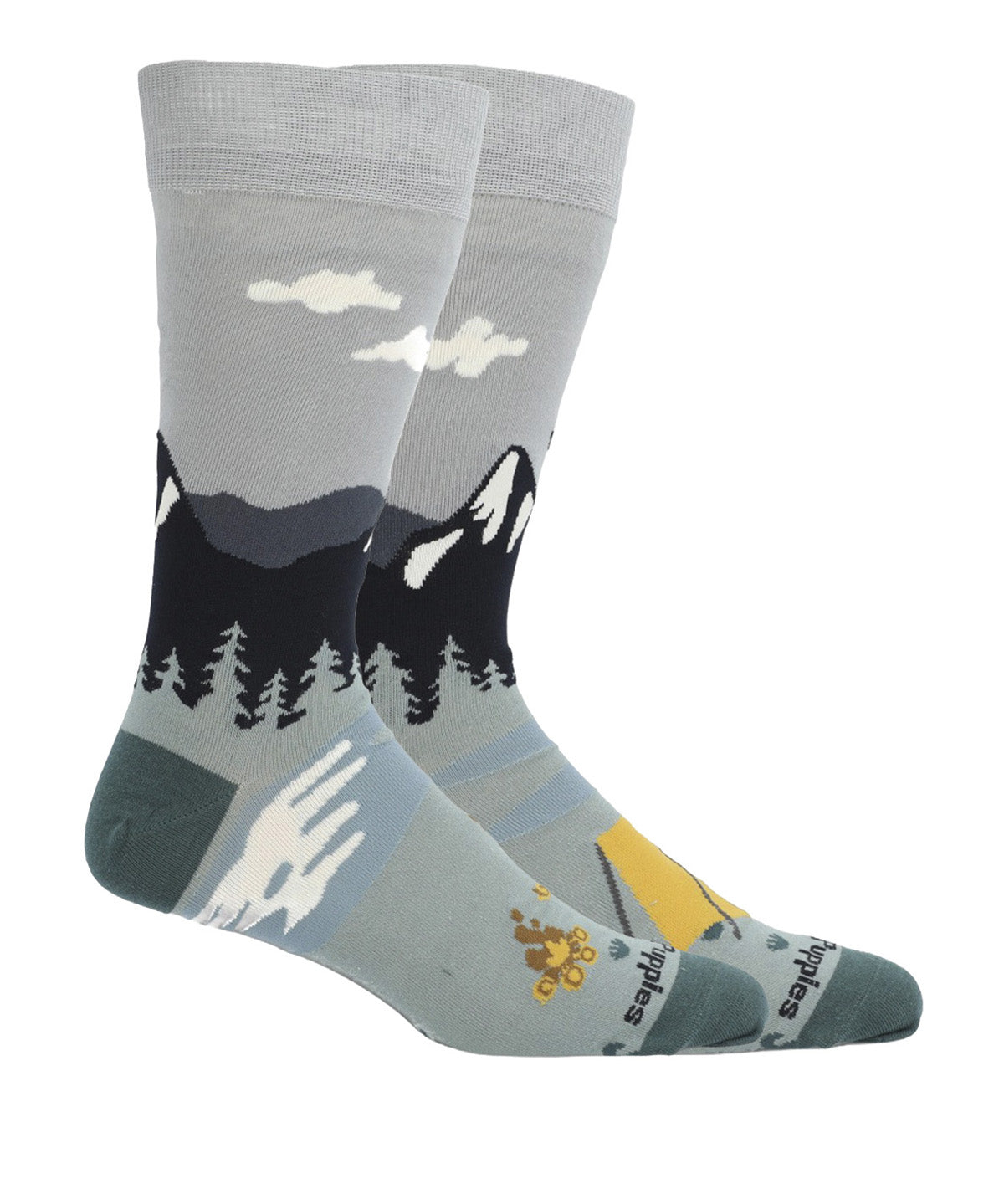 Calcetin Algodón Hombre Diff Camping Gris Hush Puppies