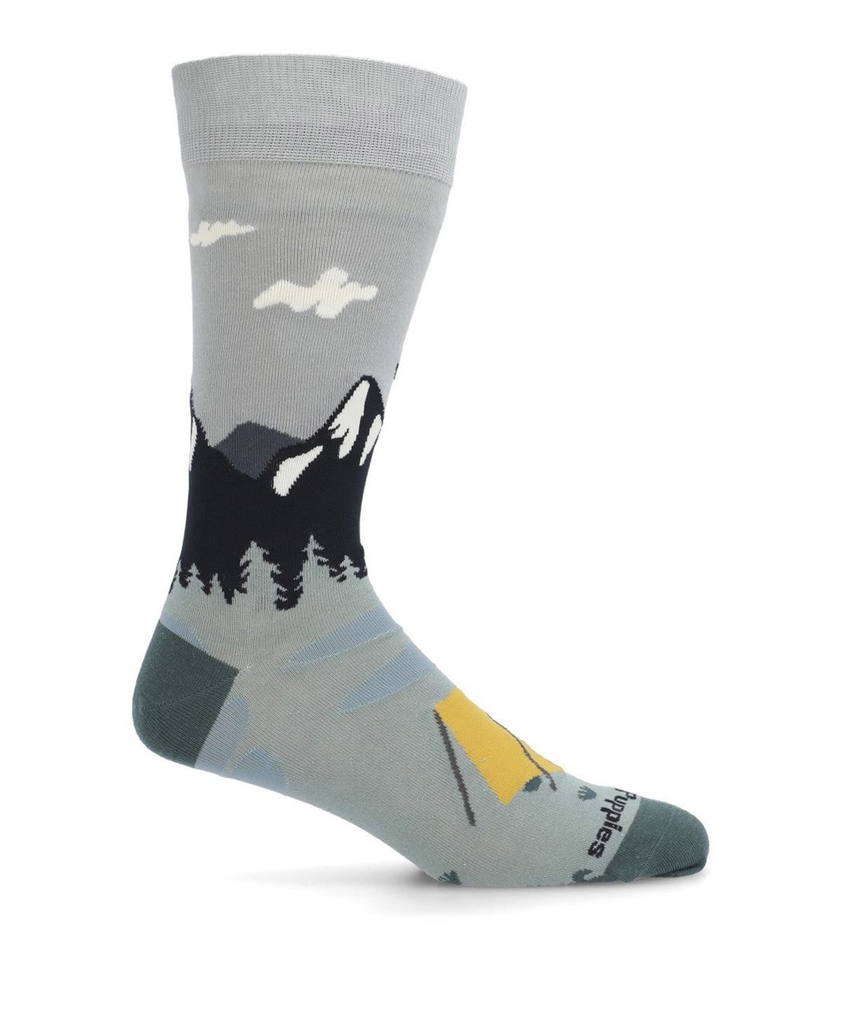 Calcetin Algodón Hombre Diff Camping Gris Hush Puppies