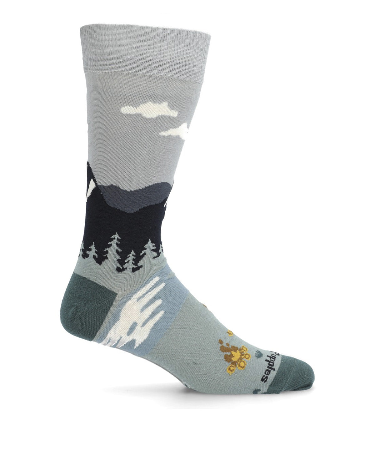 Calcetin Algodón Hombre Diff Camping Gris Hush Puppies