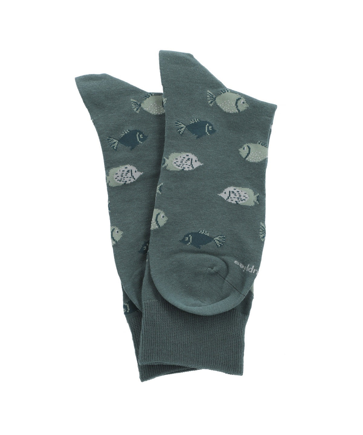 Calcetin Algodón Hombre C Fish Gris Hush Puppies