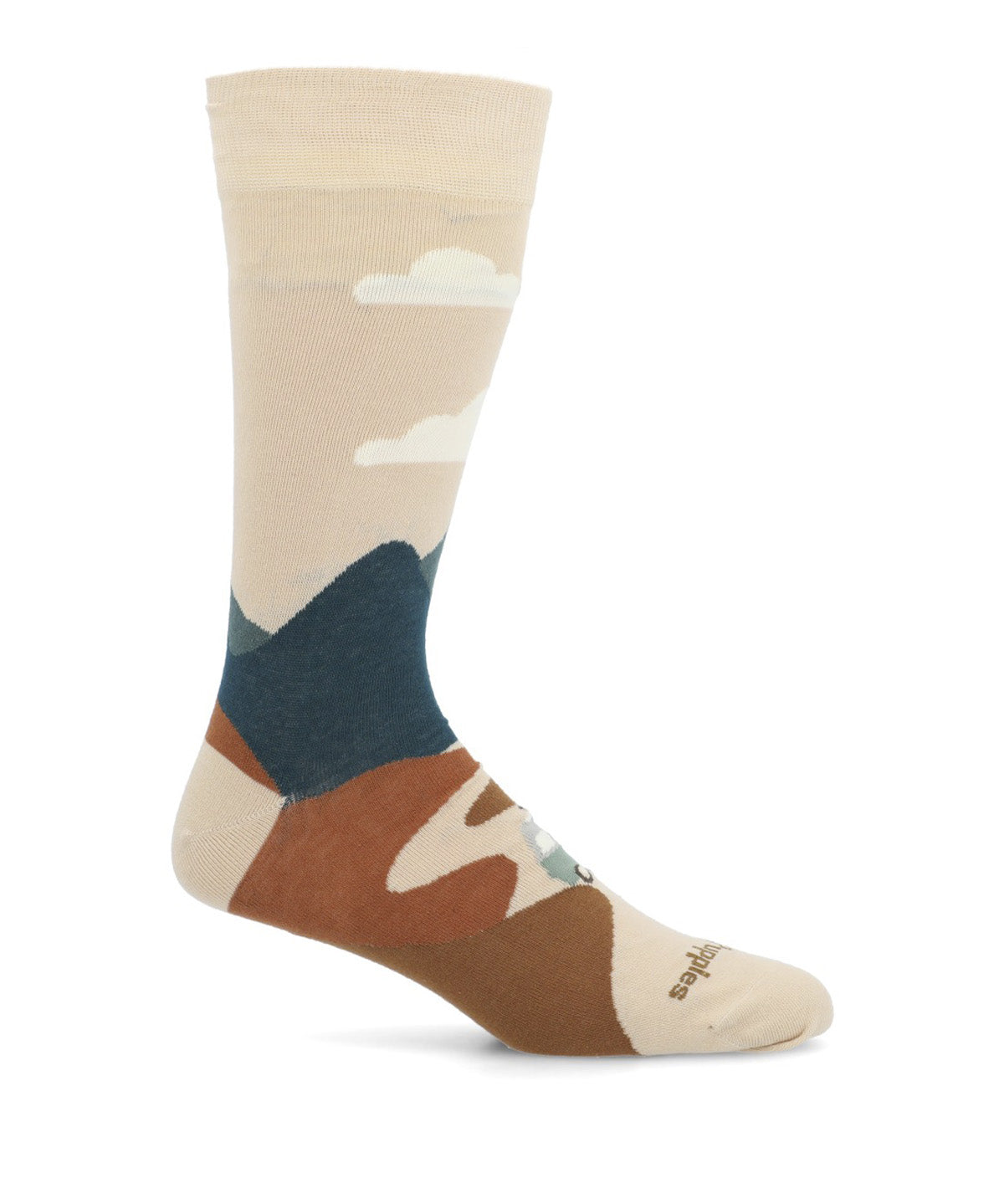 Calcetin Algodón Hombre Diff Travel Azul Hush Puppies