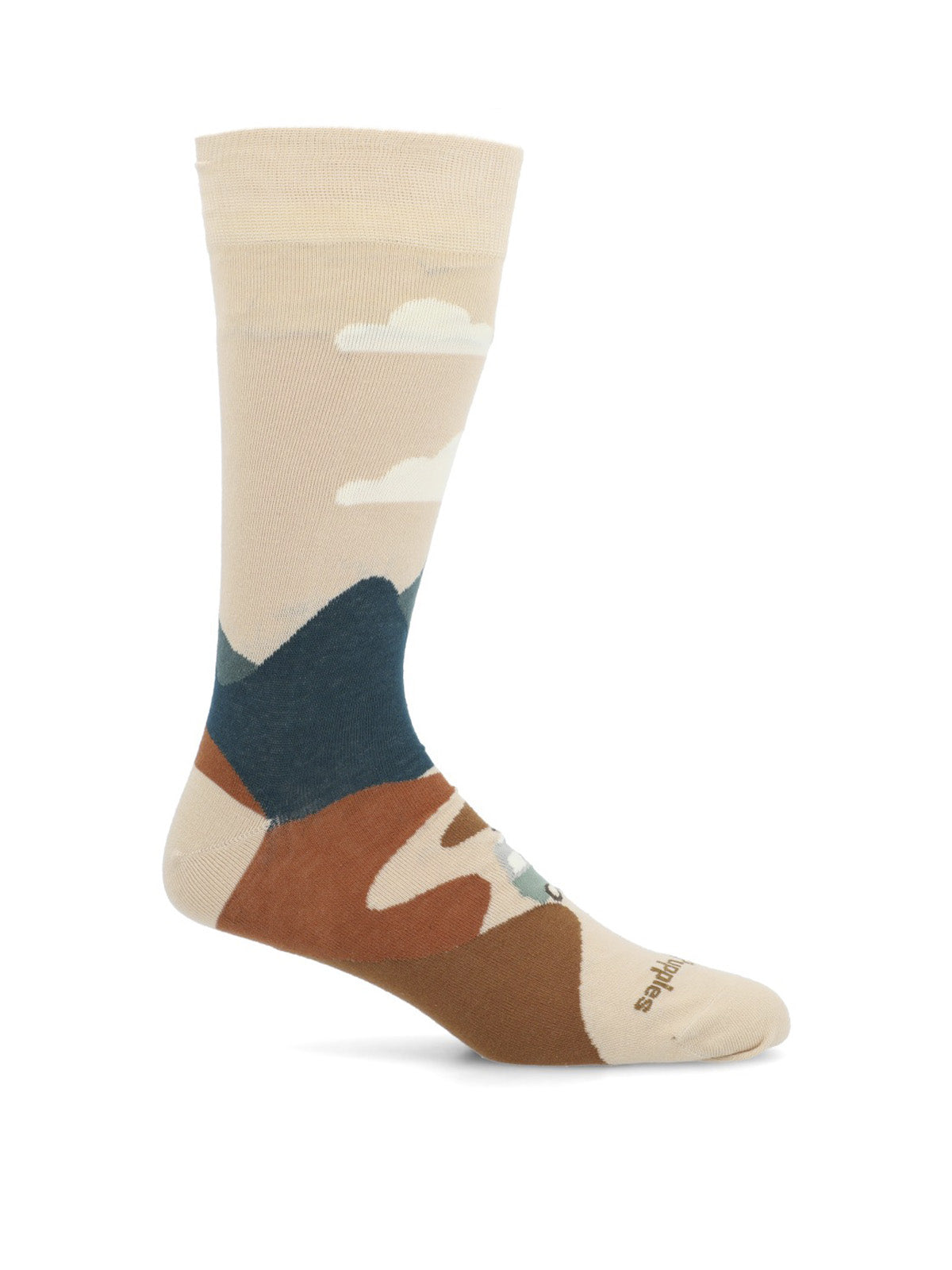 Calcetin Algodón Hombre Diff Travel Azul Hush Puppies