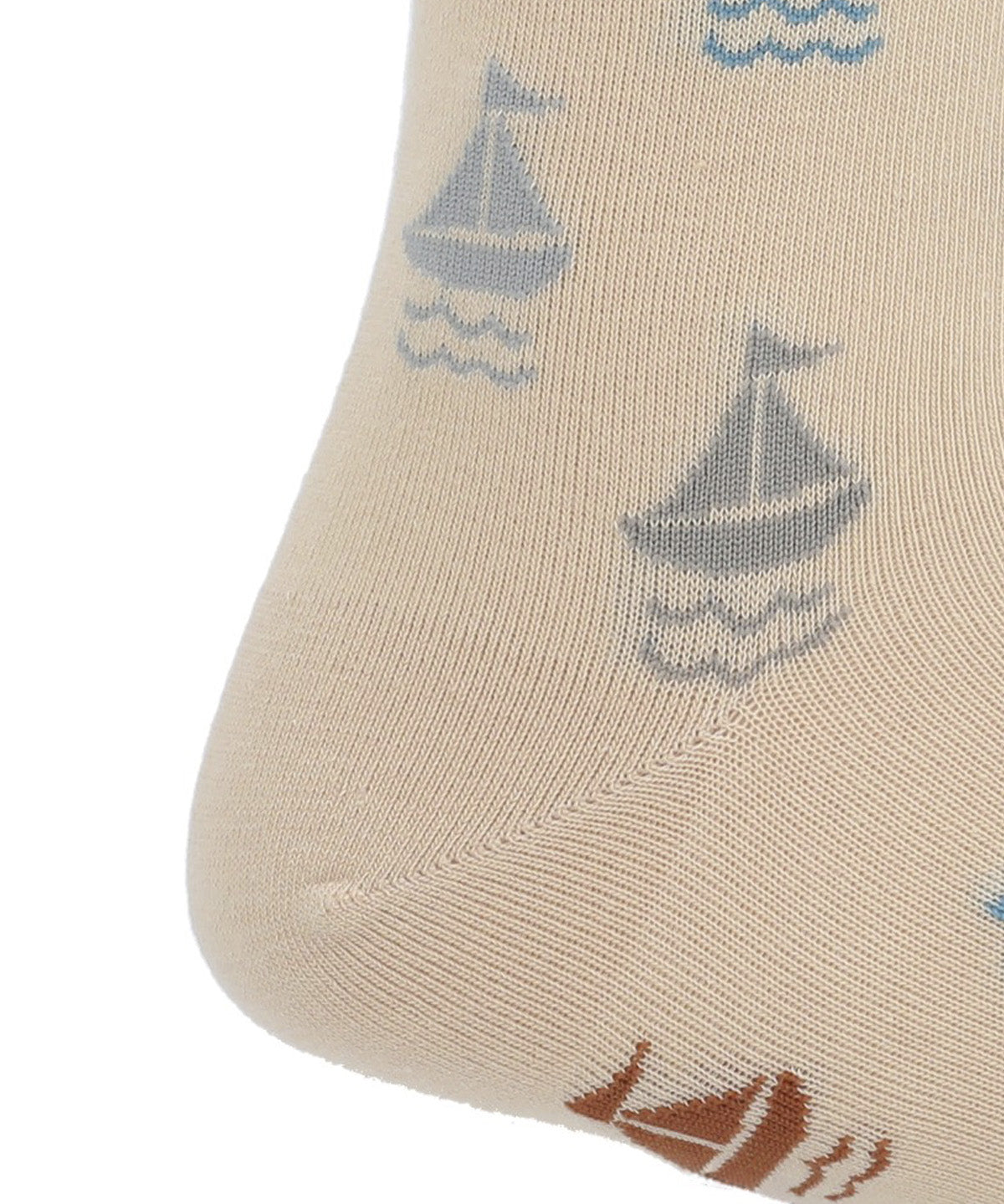 Calcetin Algodón Hombre C Cuff Sailboat Gris Hush Puppies