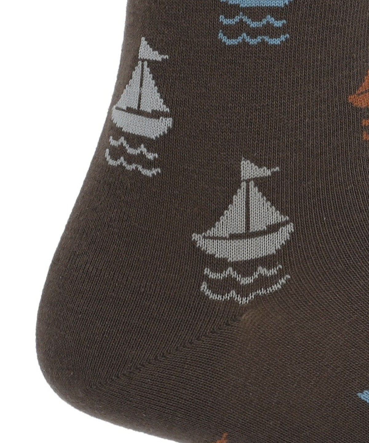Calcetin Algodón Hombre C Cuff Sailboat Gris Hush Puppies