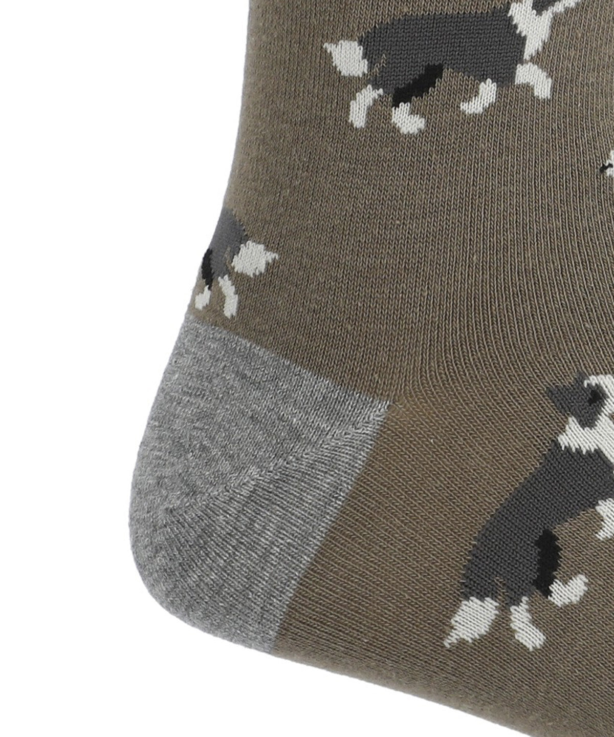 Calcetin Algodón Hombre C Cuff Border Gris Hush Puppies