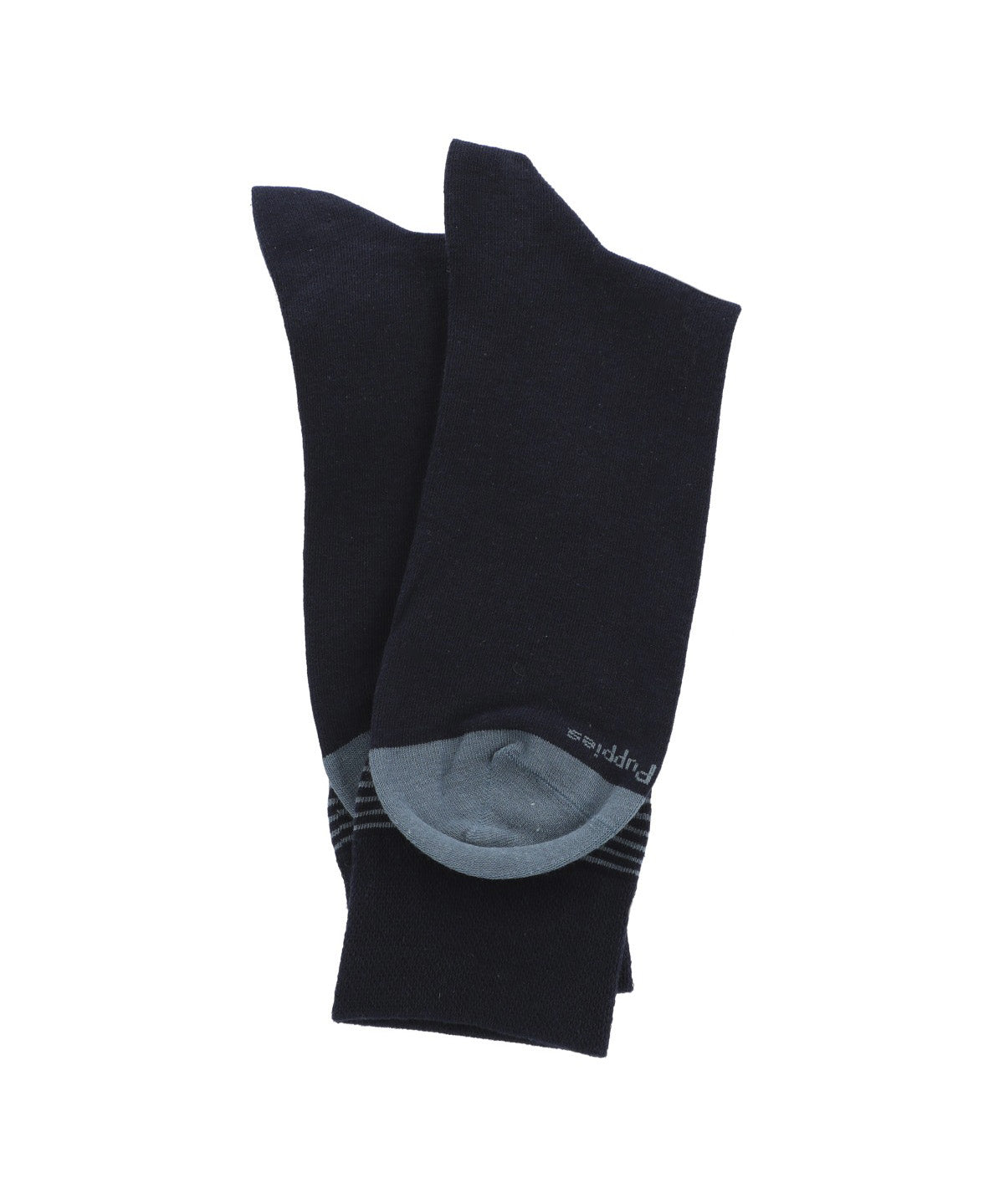 Calcetin Algodón Hombre C Cuff Lines Gris Hush Puppies