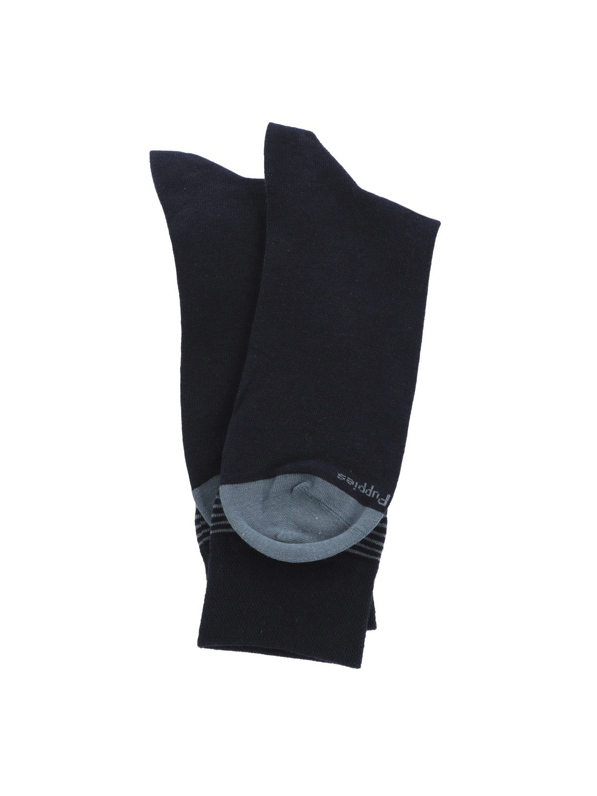 Calcetin Algodón Hombre C Cuff Lines Gris Hush Puppies