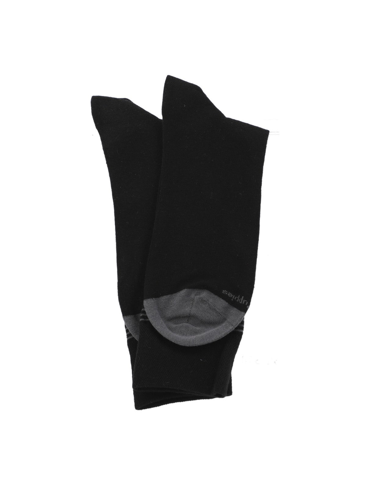 Calcetin Algodón Hombre C Cuff Lines Gris Hush Puppies