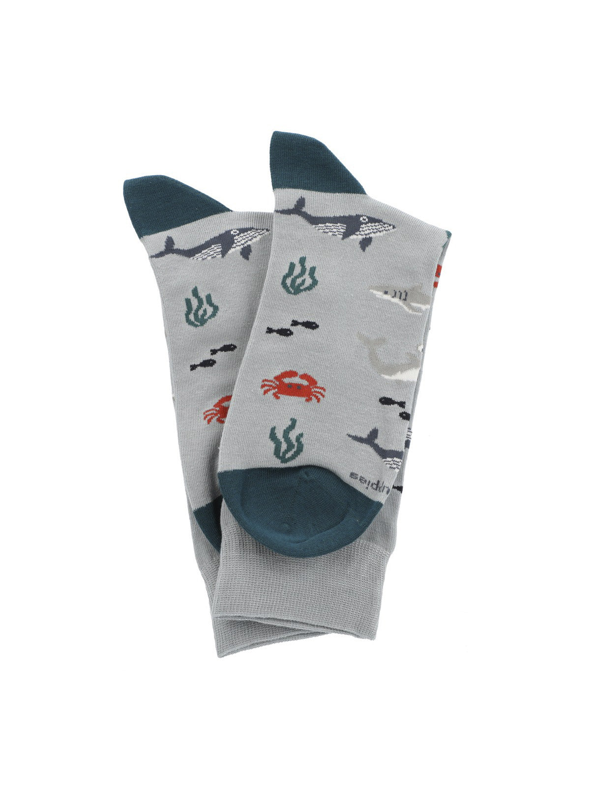 Calcetin Algodón Hombre C Ocean Gris Hush Puppies