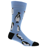 Calcetin Algodón Hombre C Penguin Celeste Hush Puppies