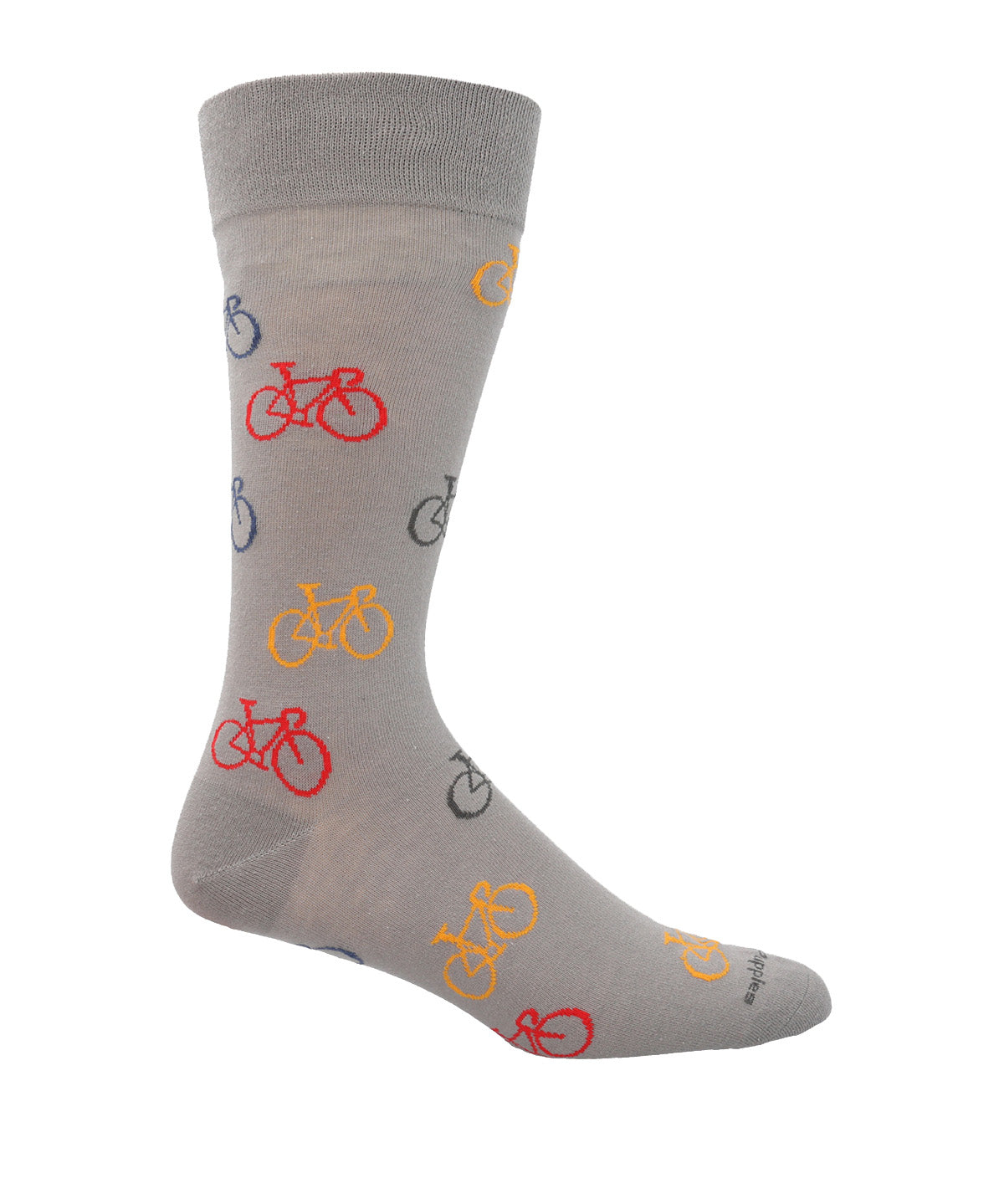 Calcetin Algodón Hombre C Cuff Bike Gris Hush Puppies