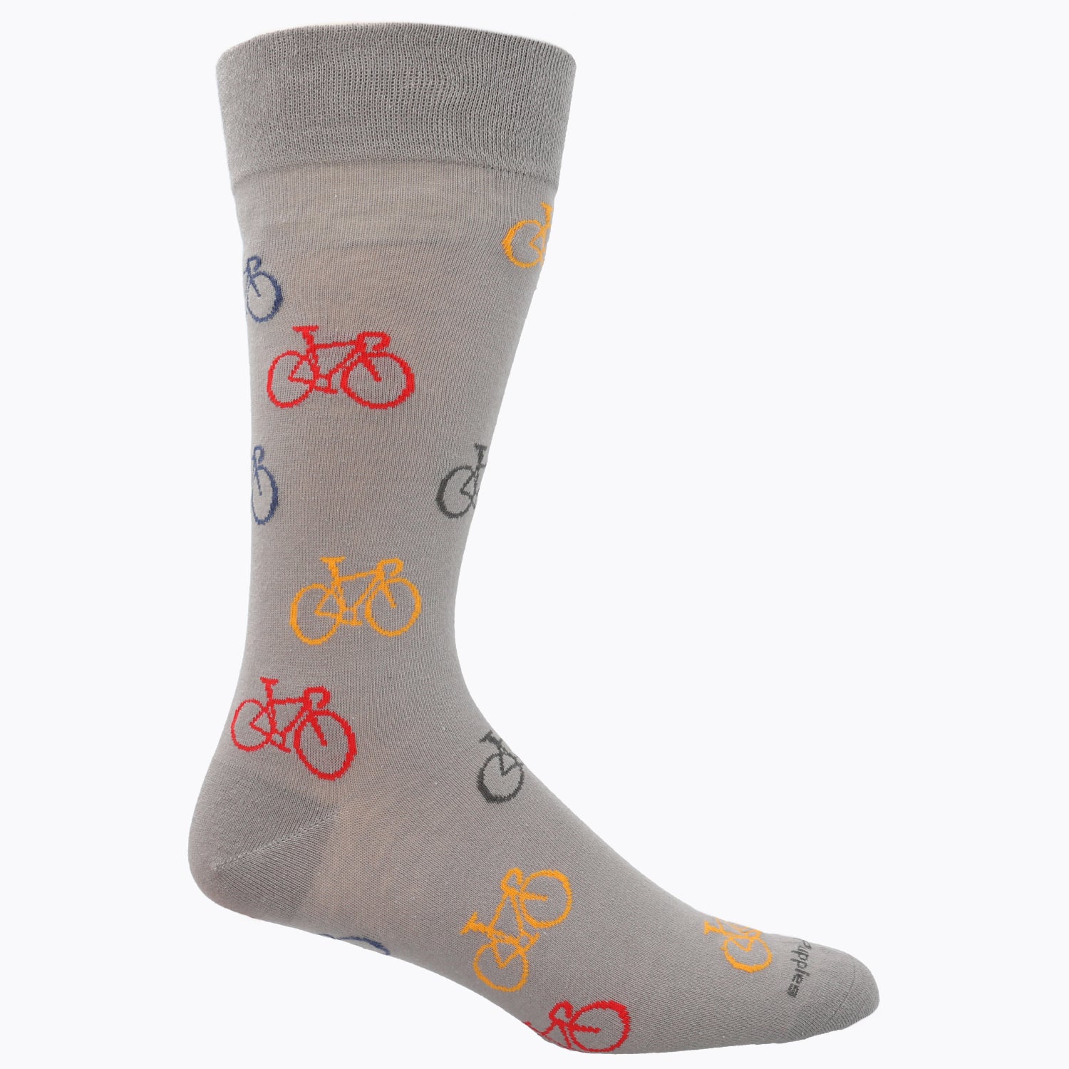 Calcetin Algodón Hombre C Cuff Bike Gris Hush Puppies
