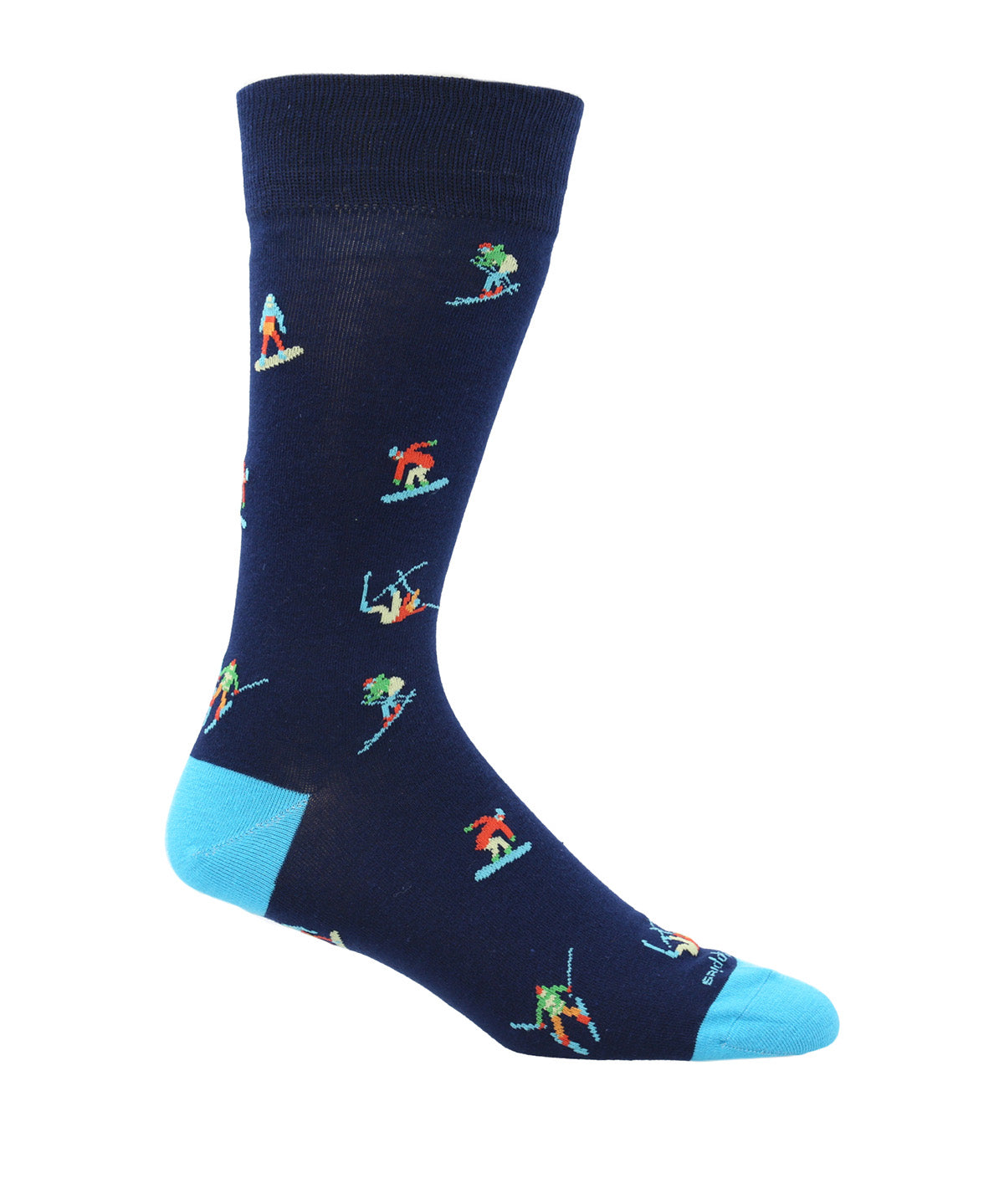 Calcetin Algodón Hombre C Wipeout Azul Hush Puppies