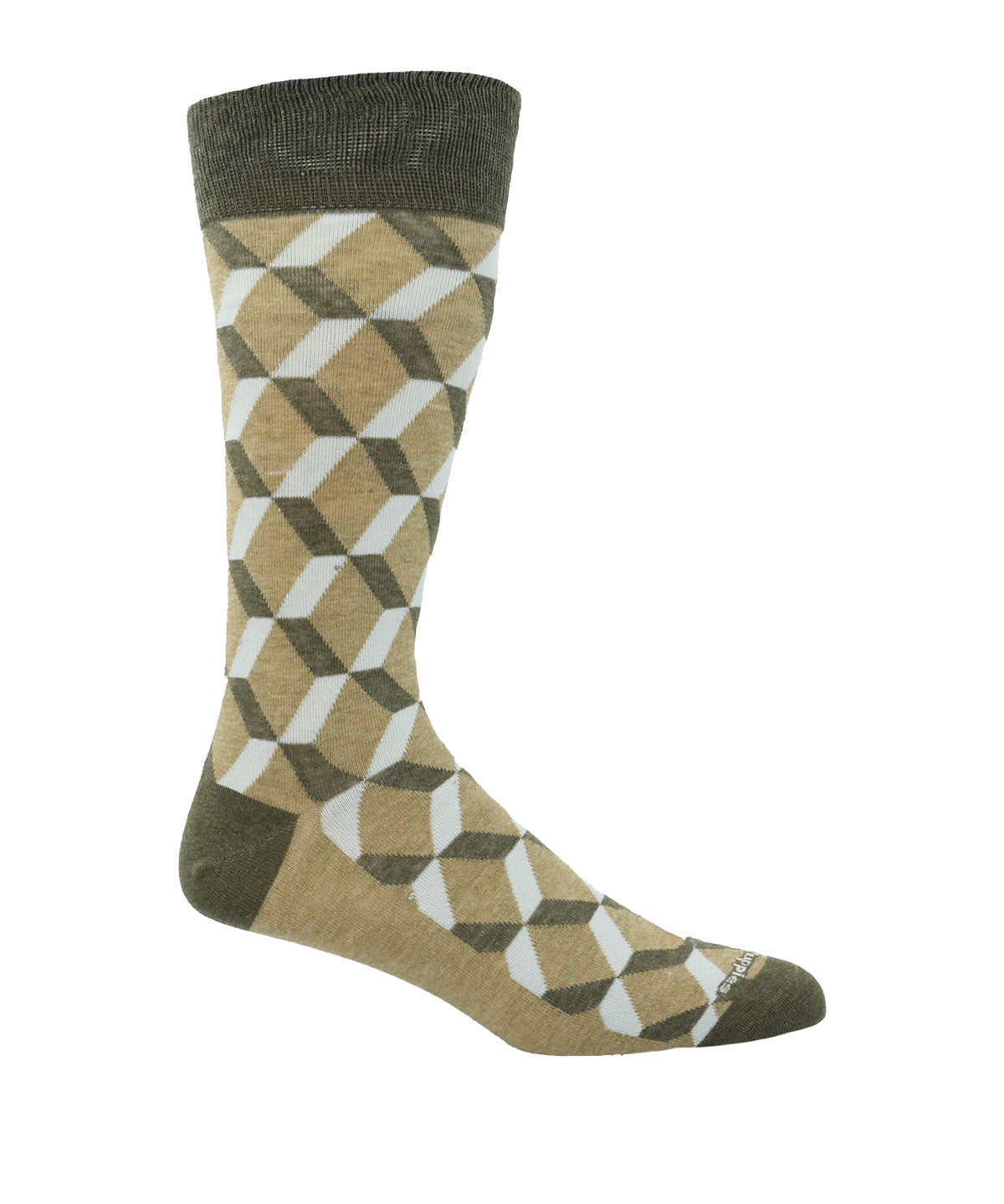 Calcetin Algodón Hombre C Rubiks Verde Hush Puppies