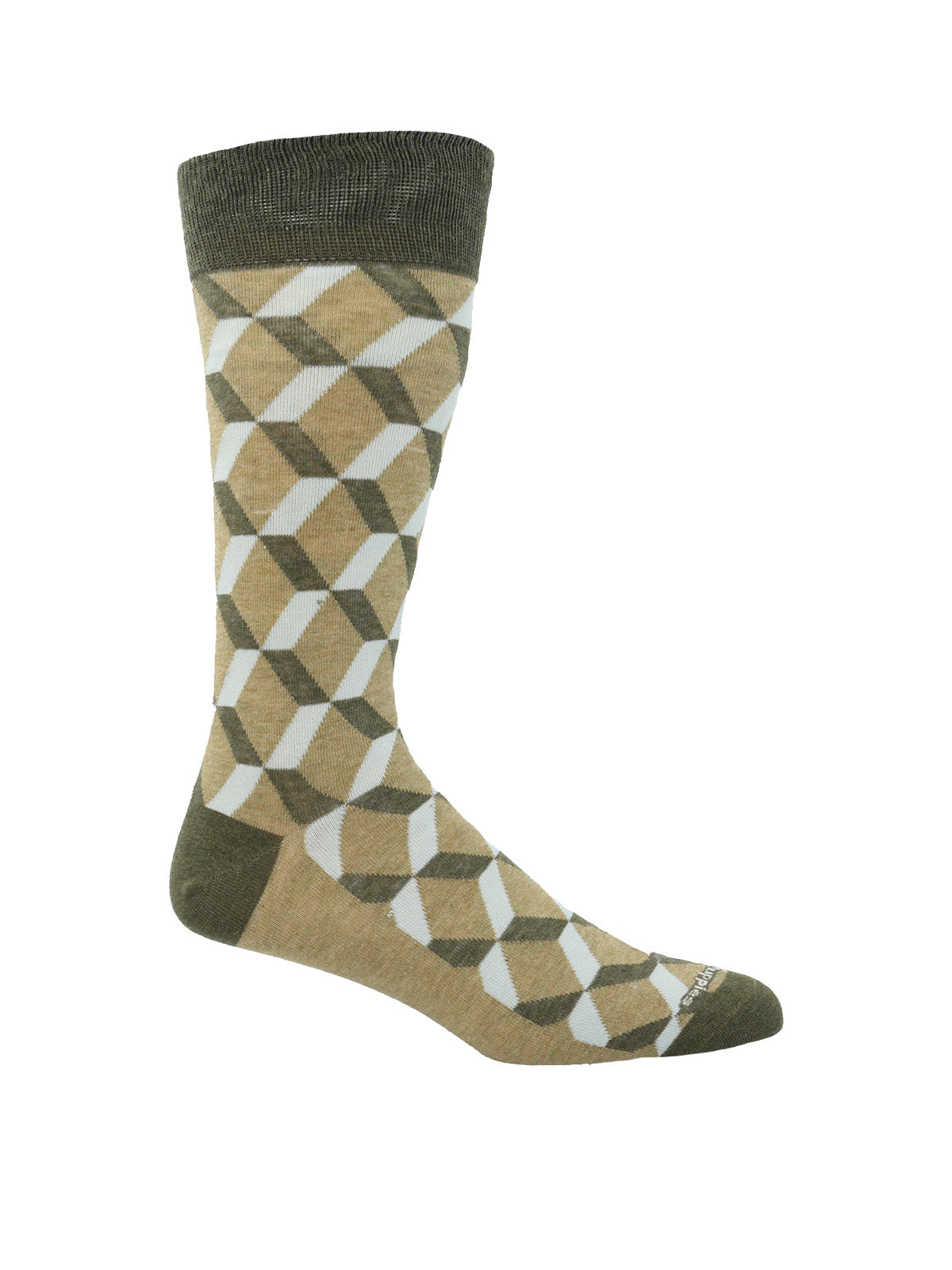 Calcetin Algodón Hombre C Rubiks Verde Hush Puppies