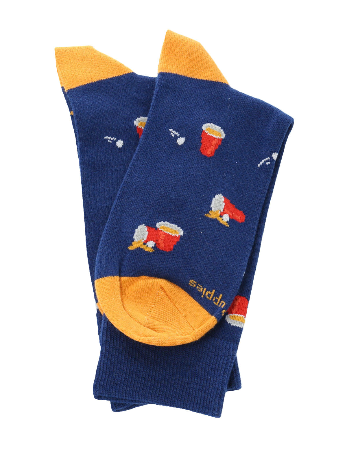 Calcetin Algodón Hombre C Beerpong Azul Hush Puppies