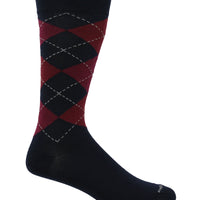 Calcetin Algodón Hombre C Cuff Argyle Azul Hush Puppies | Hush Puppies