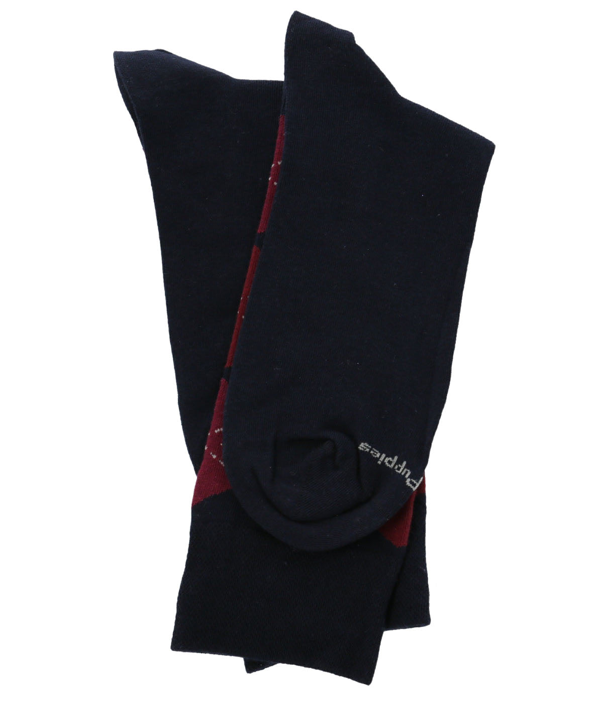 Calcetin Algodón Hombre C Cuff Argyle Azul Hush Puppies | Hush Puppies