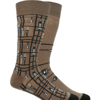 Calcetin Algodón Hombre Diff Wire Verde Hush Puppies