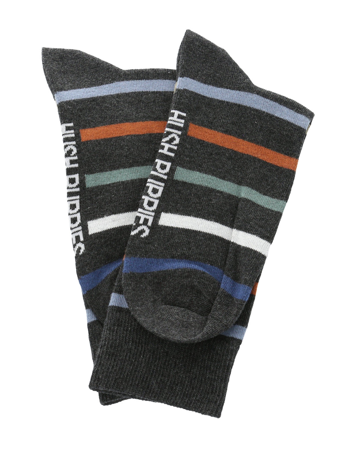 Calcetin Algodón Hombre C Stripe Gris Hush Puppies | Hush Puppies