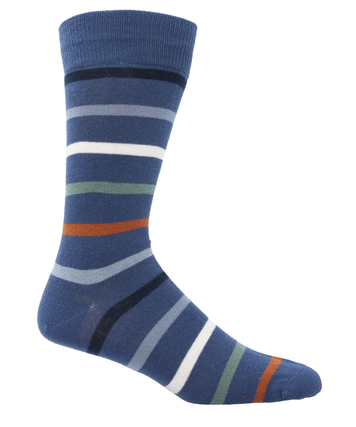 Calcetin Algodón Hombre C Stripe Azul Hush Puppies | Hush Puppies