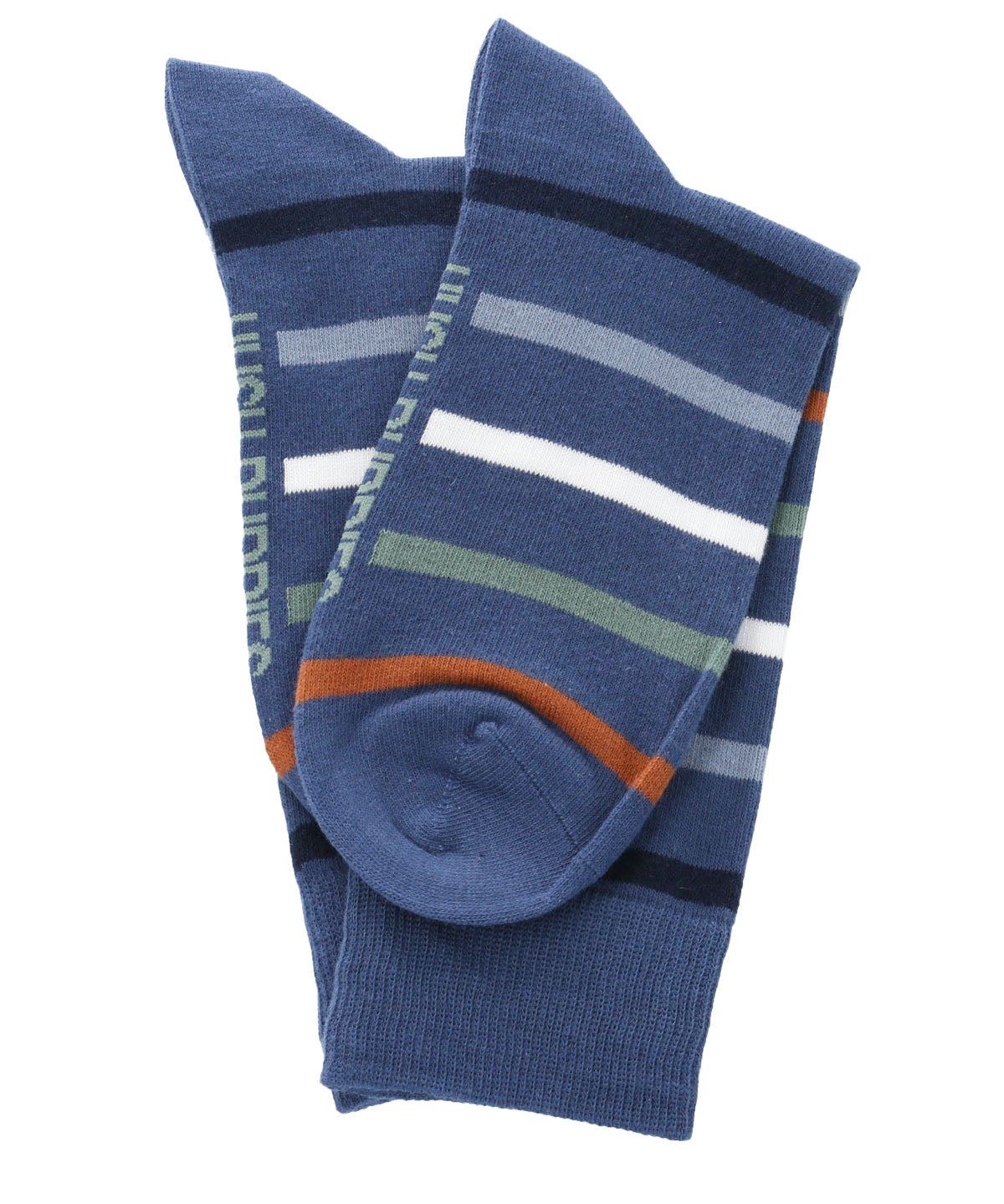 Calcetin Algodón Hombre C Stripe Azul Hush Puppies | Hush Puppies