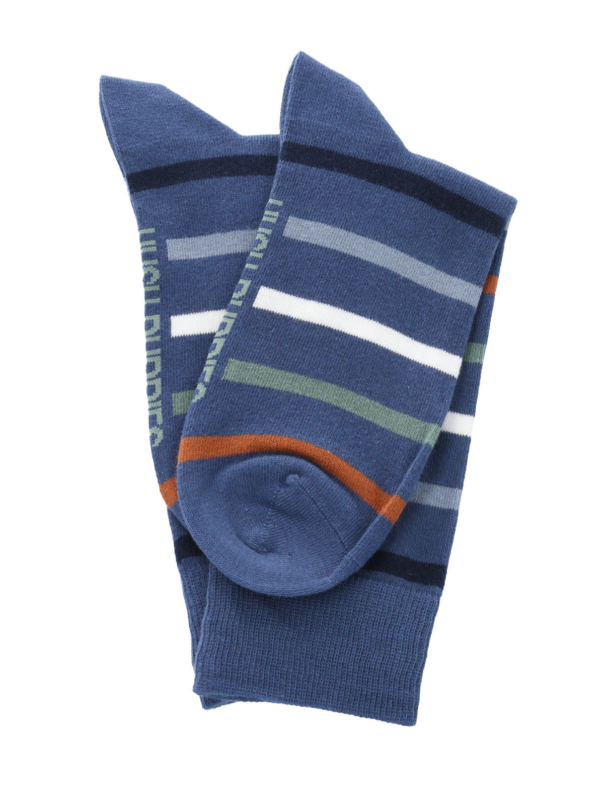 Calcetin Algodón Hombre C Stripe Azul Hush Puppies | Hush Puppies