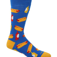 Calcetin Algodón Hombre C Hotdog Azul Hush Puppies | Hush Puppies