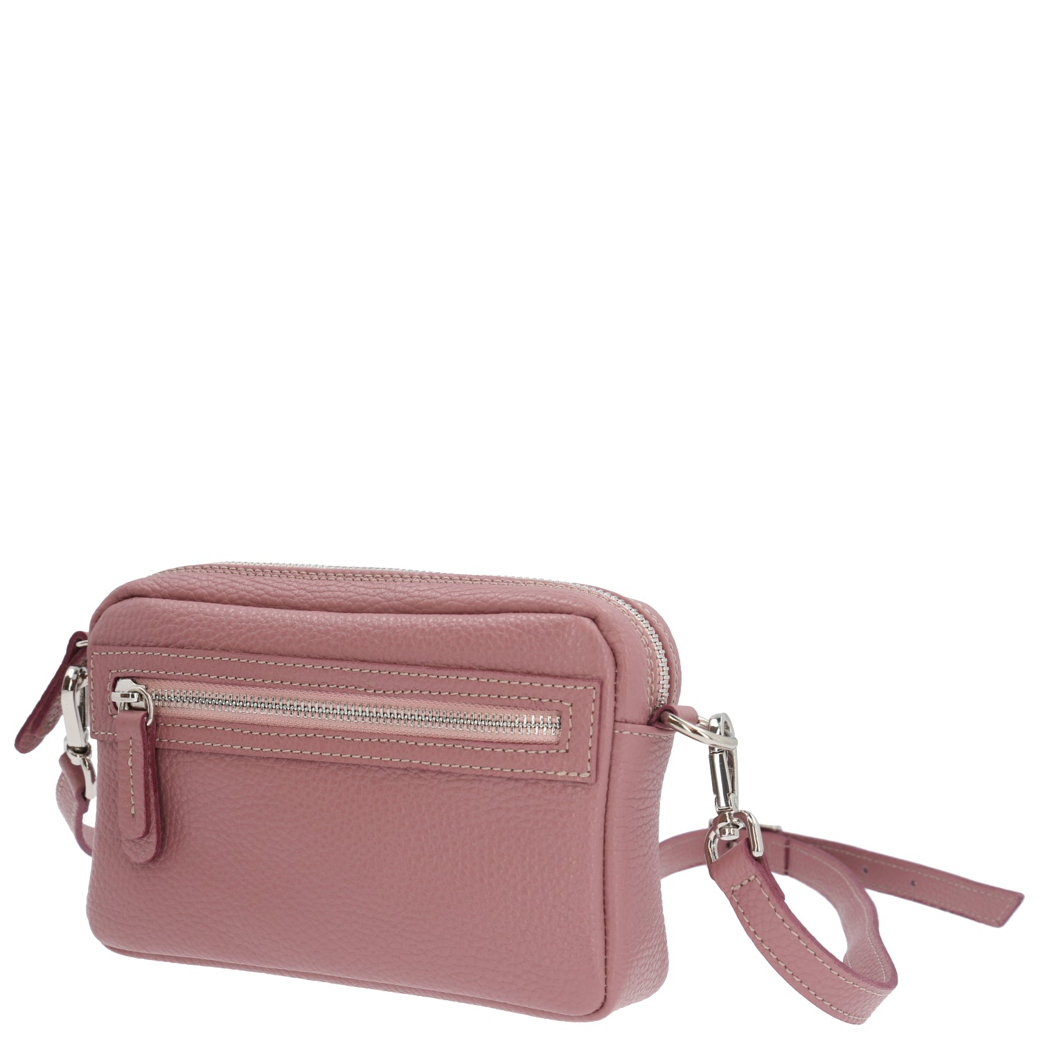 Cartera Cuero Mujer Genova Cross Rosado Hush Puppies-Hush Puppies Chile