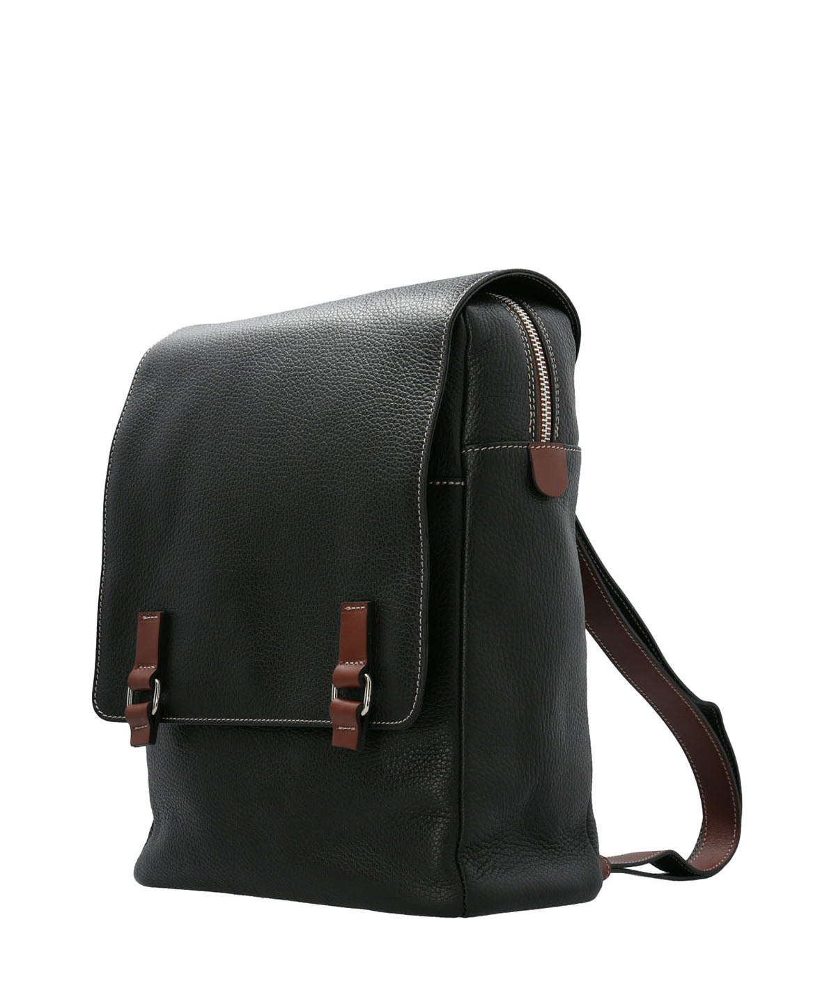 Mochila Cerutti Cuero Mujer Bianchi Back Negro | Hush Puppies