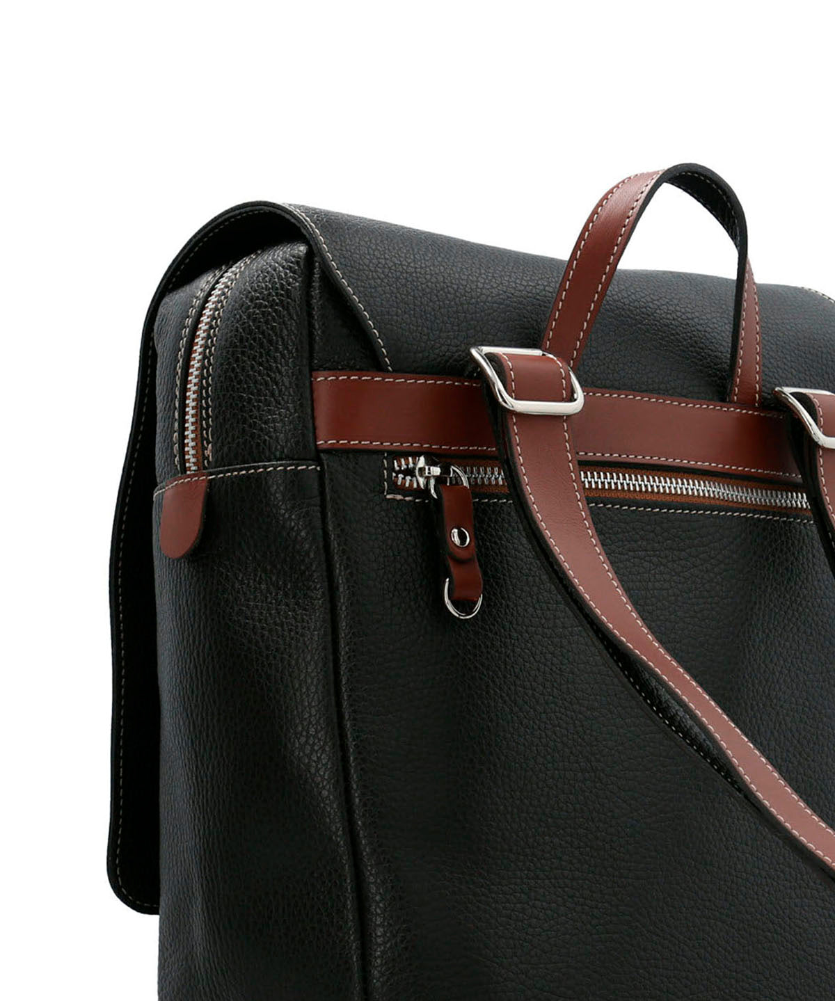 Mochila Cerutti Cuero Mujer Bianchi Back Negro | Hush Puppies