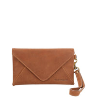 Billetera Cuero Mujer Th Moss Clucth Café Hush Puppies | Hush Puppies