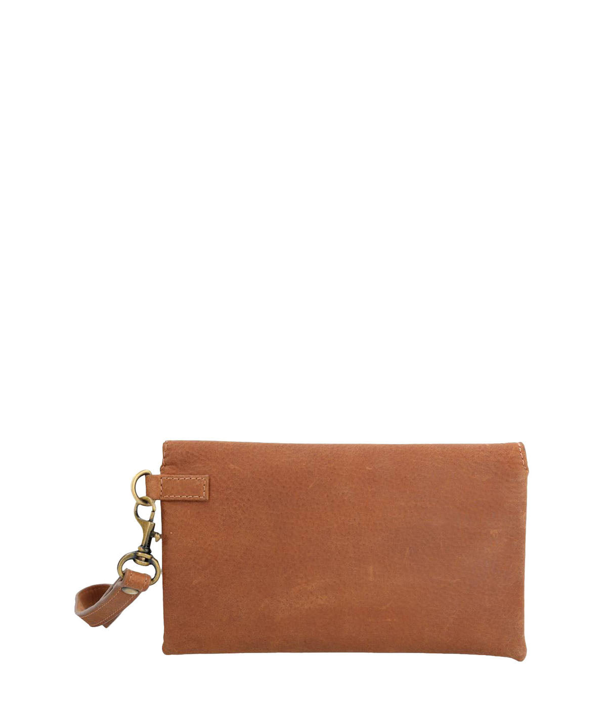 Billetera Cuero Mujer Th Moss Clucth Café Hush Puppies | Hush Puppies