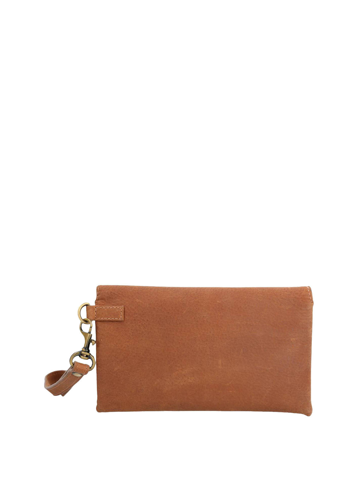 Billetera Cuero Mujer Th Moss Clucth Café Hush Puppies | Hush Puppies