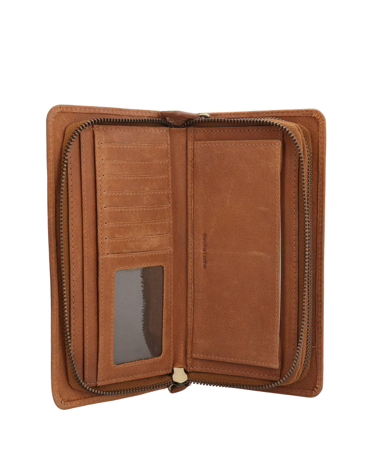 Billetera Cuero Mujer Th Morgan Wallet Café Hush Puppies | Hush Puppies