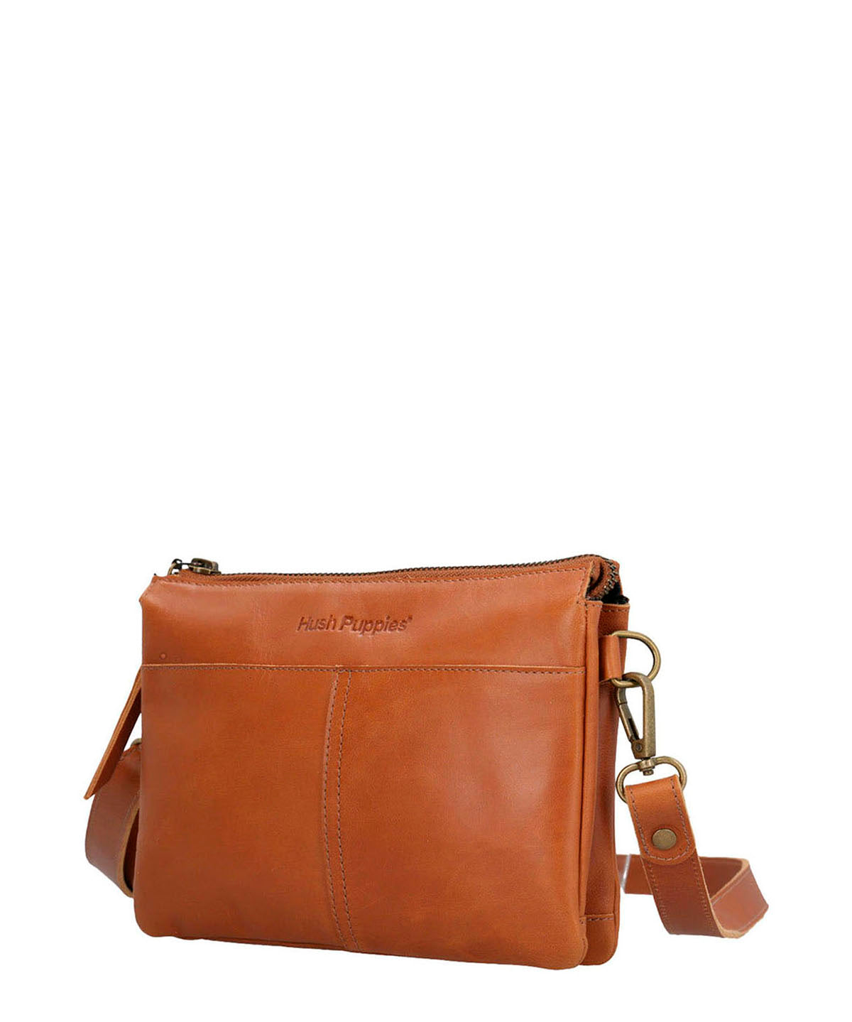 Cartera Cuero Mujer Dalton Cross Café Hush Puppies