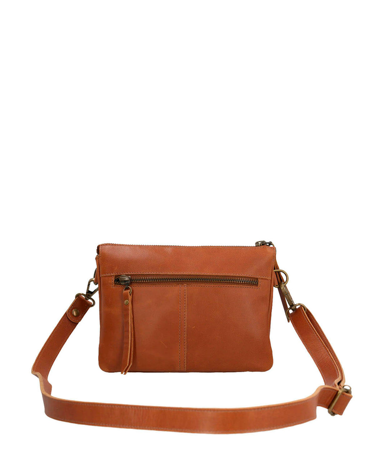 Cartera Cuero Mujer Dalton Cross Café Hush Puppies