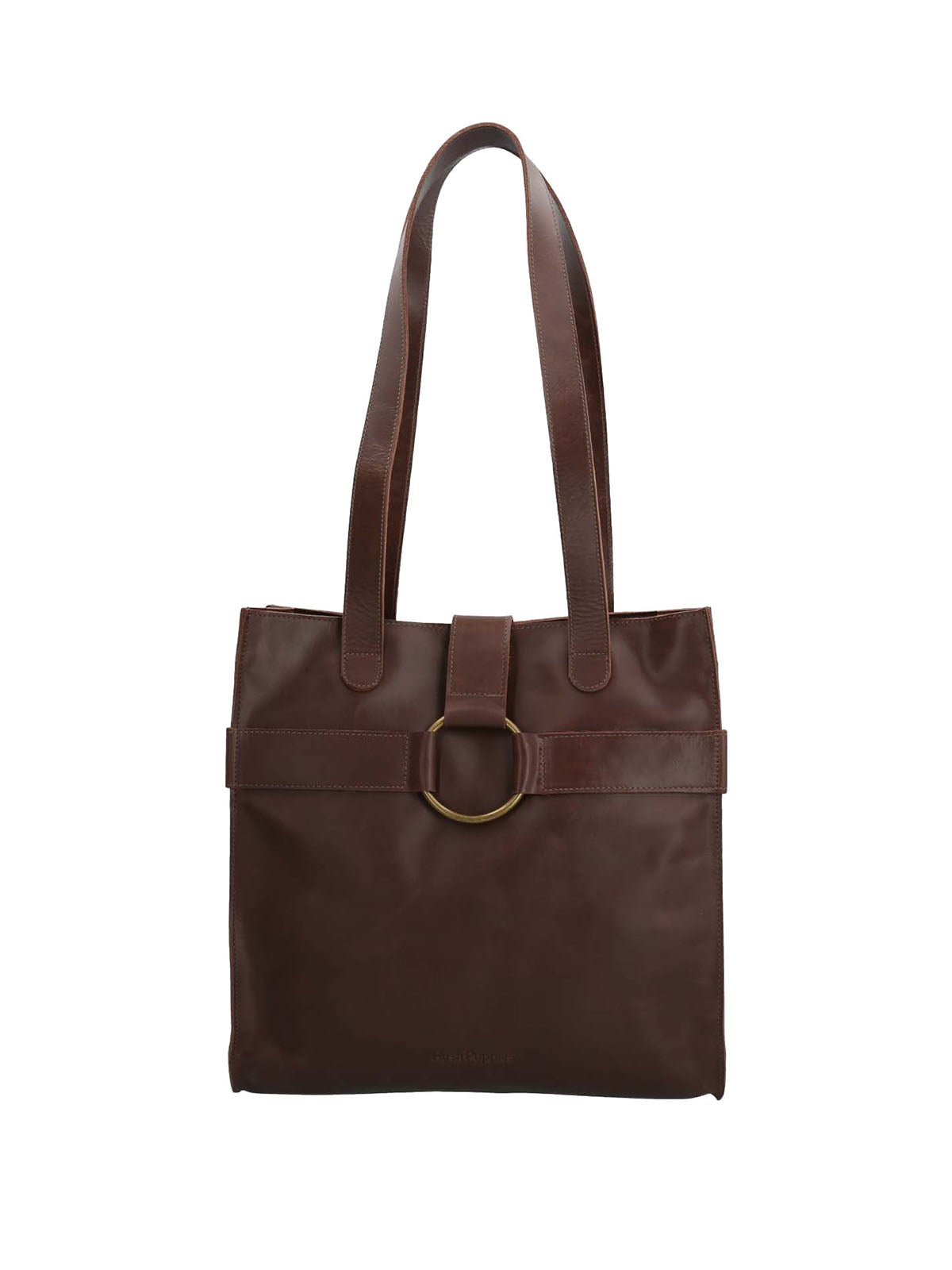 Cartera Cuero Mujer Drake Bag Café Hush Puppies | Hush Puppies