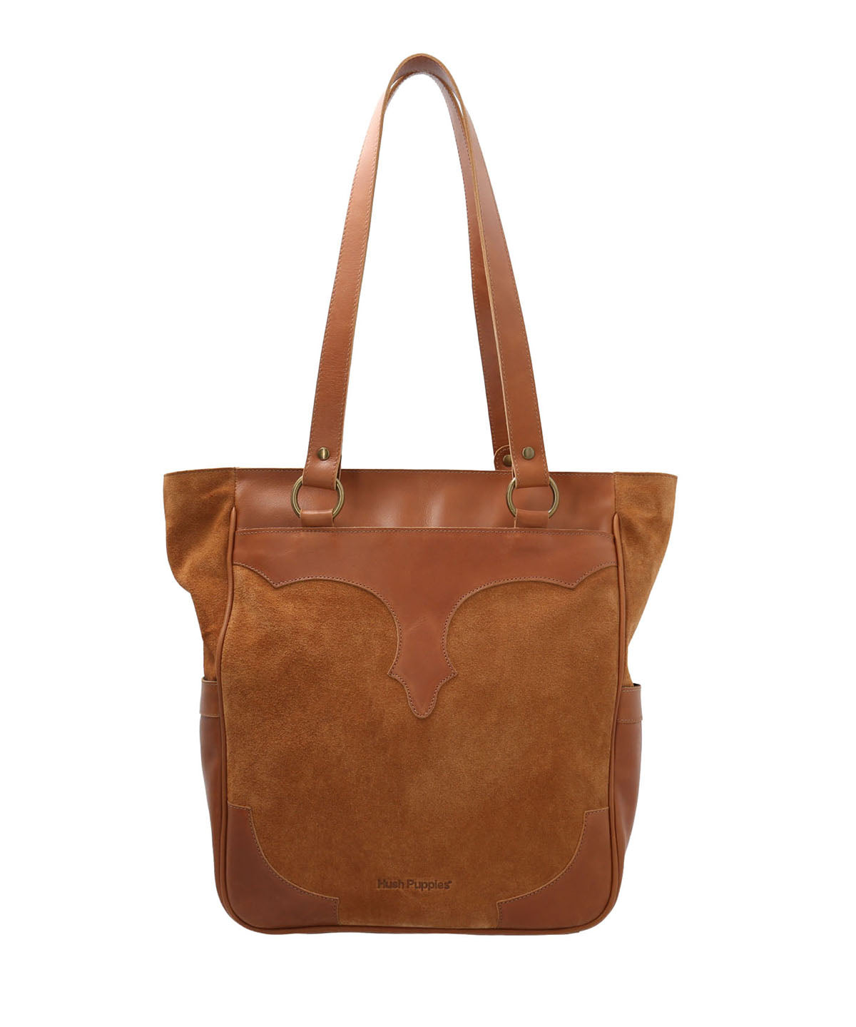 Cartera Cuero Mujer Duke Tote Café Hush Puppies | Hush Puppies