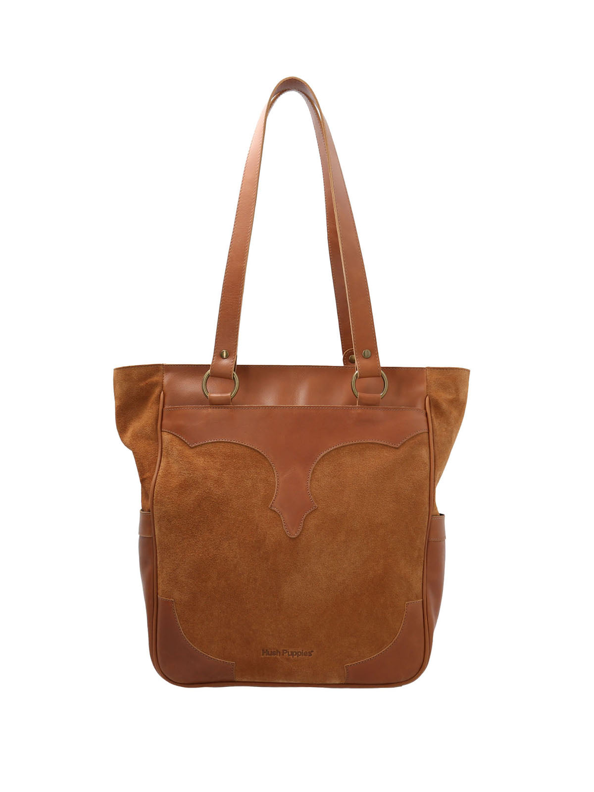 Cartera Cuero Mujer Duke Tote Café Hush Puppies | Hush Puppies