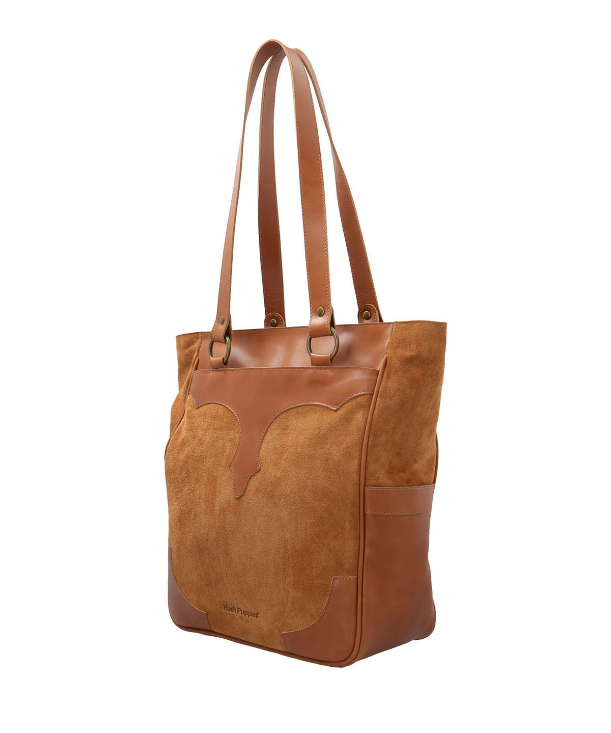 Cartera Cuero Mujer Duke Tote Café Hush Puppies | Hush Puppies