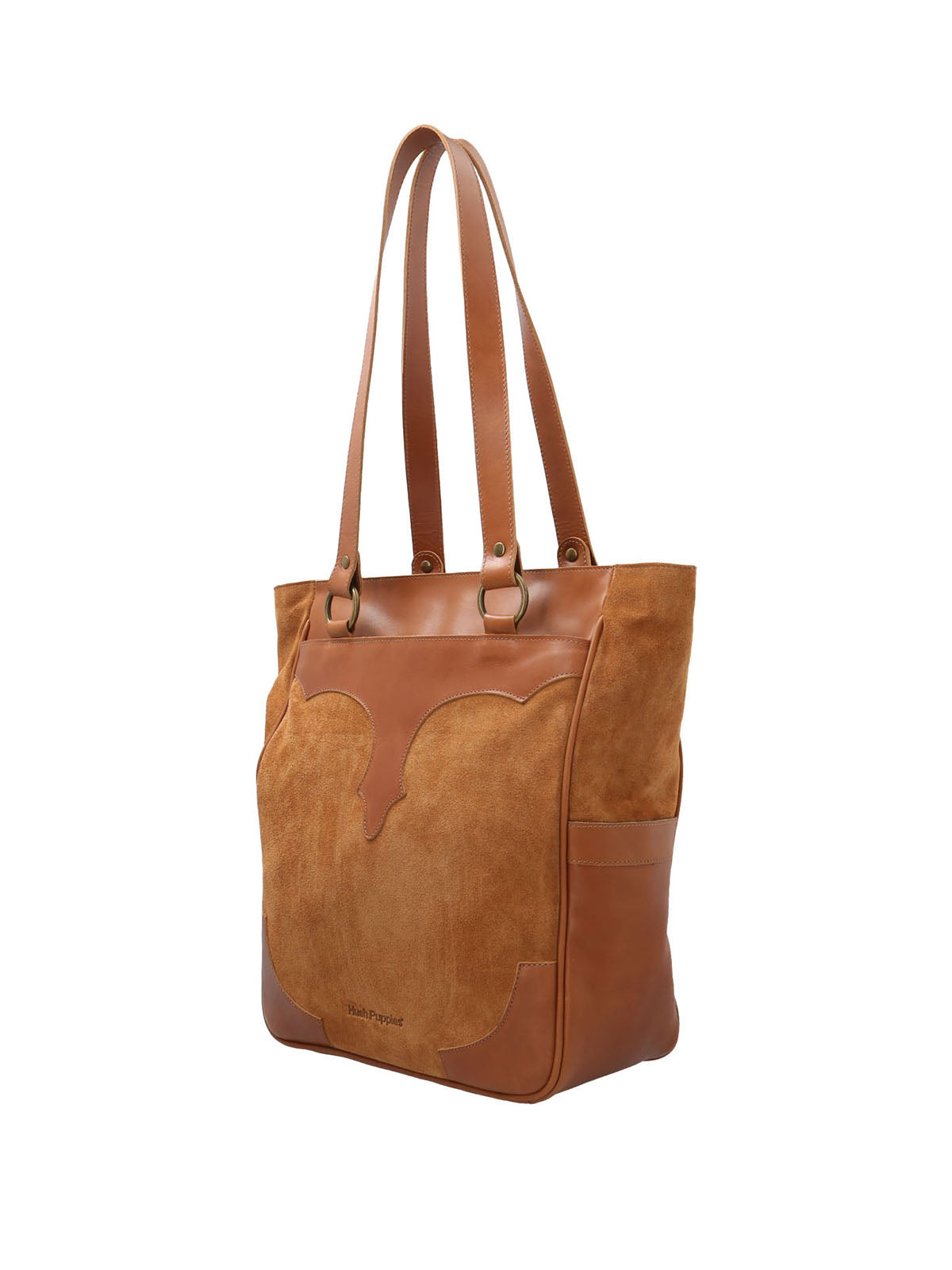 Cartera Cuero Mujer Duke Tote Café Hush Puppies | Hush Puppies