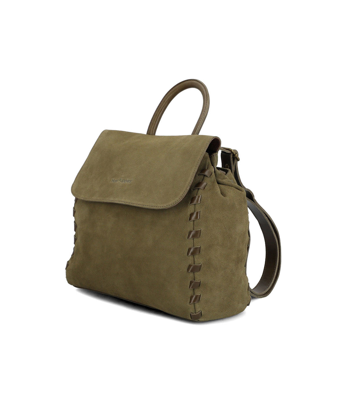 Mochila Cuero Mujer Elsie Back Verde Hush Puppies | Hush Puppies
