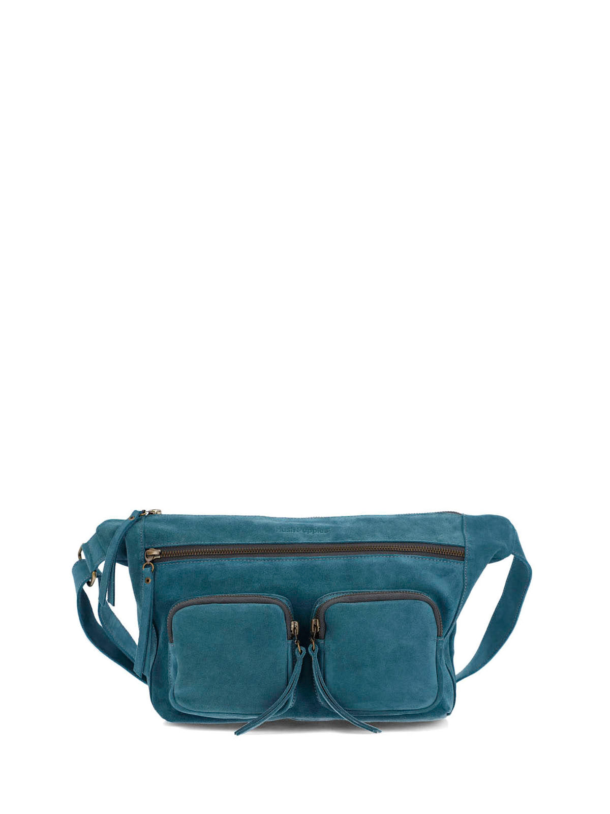 Cartera Cuero Mujer Emma Cross Azul Hush Puppies